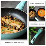 Miyaco 米雅可 輕漾導磁不沾油炸鍋單柄不沾鍋平底鍋湯鍋IH 26cm-Leidea樂德兒, , large