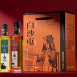 [ZI XIONG BAO CAMELLIA OIL] BAISHATUN MATSU GIFT BOX ( FRESH SEEDS FRESH SQUEEZED 245ML *1 BOTTLE & SUPERIOR EXTRA VIRGIN 250ML *1 BOTTLE), , large