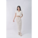 (S) juyl質感西裝杏色長裙二手衣, , large