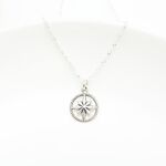 【Angel & Me】Lucky Compass North Star (Small) s925 sterling silver necklace gift, , large