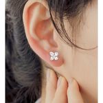s999純銀螺絲款盛放的百合花耳環-附馬卡收納盒 , , large