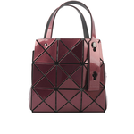 ISSEY MIYAKE BAO BAO CARAT-2 3X3 亮面金屬色手提小方盒/酒紅色, , large