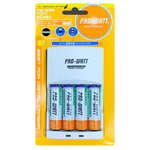 [寶旺旺]華志PRO-WATT 充電器+湯淺3號鎳氫電池(1.2V立即用)PW-L104-1236-25, , large