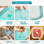 [JC ECO BELIEVER]鉑金食品級矽膠保鮮盒 台灣食藥署合格 保鮮盒 折疊保鮮盒 折疊便當盒 微波保鮮盒 矽膠便, , large