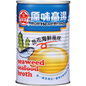 牛頭牌原味高湯411ml-昆布海鮮風味,  牛頭牌原味高湯411ml-昆布海鮮風味