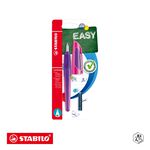 【德國天鵝STABILO】EASYbuddy 學習樂人體工學正姿鋼筆  通用歐規墨水 初學者可用粉紅/淺藍(STB-57989-5), , large