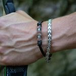 【快速出貨】法國 ROCHET Santorin系列 不鏽鋼男士手鍊 HB4760, , large