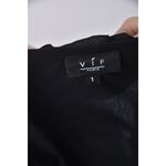 (S) vif質感西裝棉質花邊黑色長袖上衣二手衣, , large