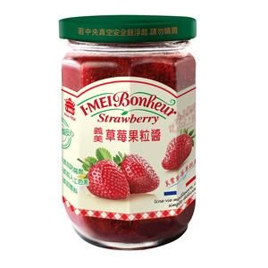 義美草莓果粒醬300克x2罐
