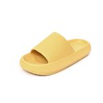 舒適厚底拖80552201, 淺黃24, large