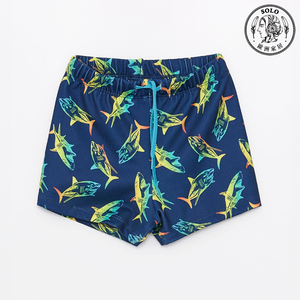 【SOLO歐洲家居】LCW 男童霓虹鯊魚泳褲 海灘褲 兒童泳衣 休閒褲 40+防紫外線 土耳其製造