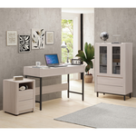 【唯熙傢俱】馬修斯橡木白4尺書桌, , large