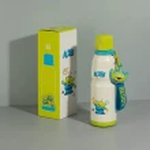 【BEDDYBEAR】Cute 316 Stainless Steel Children's Water Bottle with Three Eyes - 600ml, , large