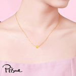 【Prisme Gold】黃金項鍊 愛心 鍊墜項鍊 (金重：約0.02錢±0.01), , large