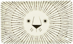 Mikke square plate-Lion, , large