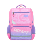 【IMPACT 怡寶】紮染風成長型護脊書包-粉紅 /個 IM003691PK, , large