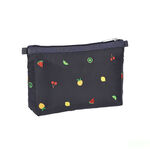 LeSportsac Cosmetic Clutch 雙層拉鍊收納化妝包 -鮮果彩繡, , large