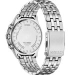 CITIZEN 星辰 光動能電波萬年曆月相手錶 BY1030-50L, , large