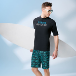 Monina Taiwan-made loose-fitting half-sleeve sun-proof functional top (suitable for both men and women) unisex black -5L, , large