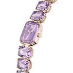 SWAROVSKI 施華洛世奇 八角方形水晶手鍊手錶 女錶-紫色/23x17mm(5722364), , large
