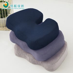 【格藍傢飾】驅蚊防蟎毛巾布舒壓坐墊 記憶綿 記憶枕 座墊 尾椎坐墊 臀部坐墊 舒壓記憶棉坐墊 記憶坐墊