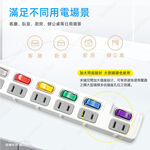 超電王6開6插 2.7米 9尺2P延長線 SNB266-9, , large