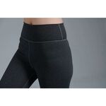 YOGA FLOW Lala Pants - 長版修身踩腳褲 - 深灰紋 Dark Crey, , large
