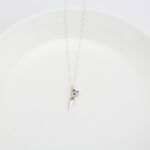 【Angel & Me】Mini Scissors s925 sterling silver necklace Birthday gift, , large