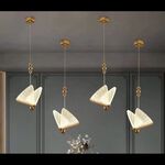 【H&R安室家】 17x19cm 小LED蝴蝶吊燈 ZA0224, , large