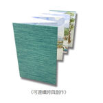 普思AP 【遵爵】全棉冊頁風琴本溪-細紋/中粗細紋-清新綠Z4921572A, , large