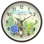 【世豐】Peter Rabbit比得兔時鐘-比得兔與班傑明(咖啡色), , large