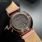 [星晴錶業]COACH手錶,36mm,CH00204白色錶面玫瑰金錶殼粉紅真皮皮革錶帶款, , large