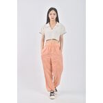 (L) adidas高腰運動防風縮口橘色長褲二手衣, , large