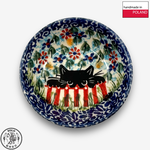 【SOLO Vintage】Cerraf Polish Pottery 7cm Small Bowl Crimson Sunset Floral Whisper Series Made in Poland, , large