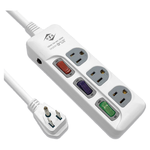 [寶旺旺]威電 3孔3開3座 電腦線 延長線4尺/6尺/9尺/15尺, , large