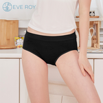 【伊柔 EVEROY】無縫中腰超彈力內褲 F 均碼 G202 黑/橘/膚/紫, , large