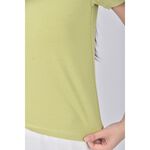 (S) approach韓牌質感草綠色短袖上衣二手衣, , large