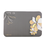 【怪獸】rubber anne 超吸軟式珪藻土吸水地墊 風韻之境(60x40cm) -阡灰, , large