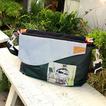 Eco-friendly Crossbody bag & tote bag Two-in-one, Reversible yoyo bag (Forest), , large