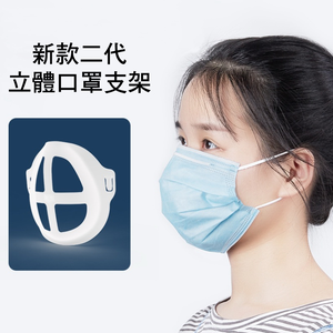 Pack of 20 MS09 New 2nd Gen Ultra-Comfort and Breathable 3D Mask Support Frame (10 Large + 10 Small)