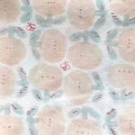 日本設計/印度製造 admi 全棉 方形 45x45 cm 手帕 手巾 (Honey 04), , large