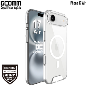 GCOMM iPhone 17 Air 磁吸晶透軍規防摔殼 Crystal Fusion MagSaf