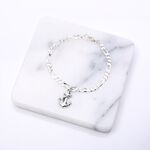 【Angel & Me】定情 繩結 船錨 (大) s925純銀手鍊 腳鍊 生日禮物, , large