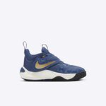 [Kixpress] Nike Team Hustle D 11 KC PS 中童 籃球鞋 運動 魔鬼氈 緩震 藍黑 [FZ7296-400], , large