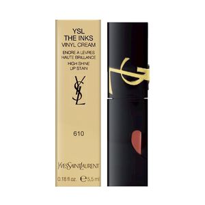 YSL奢華印記鎖心光唇釉 #610