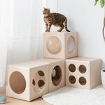 【paipaipets】Wooden Cube - Style Ａ, , large