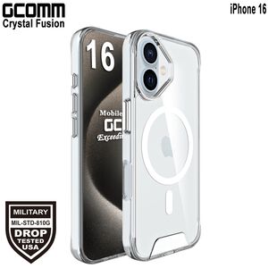 GCOMM iPhone 16 磁吸晶透軍規防摔殼 Crystal Fusion MagSafe