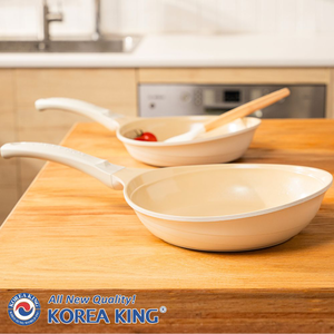 【Korea King】Colormic Ceremic Coated Non-Stick Frypan 24cm