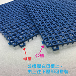 PMU PE PLASTIC MAT, 藍色, large