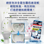 [日日好物]日本Kobayashi小林製藥-Bluelet免刷洗強效去汙淨白消臭泡沫馬桶清潔粉40gx3包/盒(馬桶消臭清潔劑,廁所除臭劑,尿垢黃垢清潔錠), , large